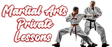 martial arts private lessons.